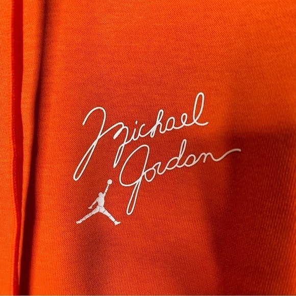 Jordan Flight MVP Wheaties Fleece Hoodie Orange Rush Nwt Men Size XS - Picture 8 of 14